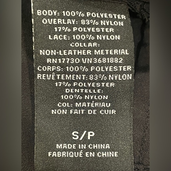 Prabal Gurung Faux Leather & Lace Blouse - Picture 7 of 8